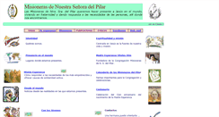 Desktop Screenshot of misionerasdelpilar.org